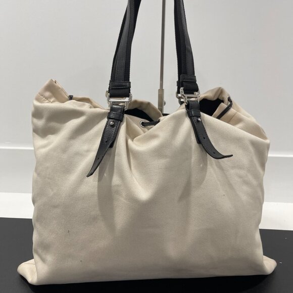 Yves Saint Laurent Canvas Bucket Bag (JB1292) - Picture 6 of 14